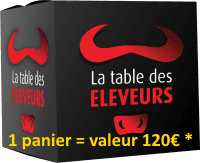 1 panier La Table des éleveurs ou 100€